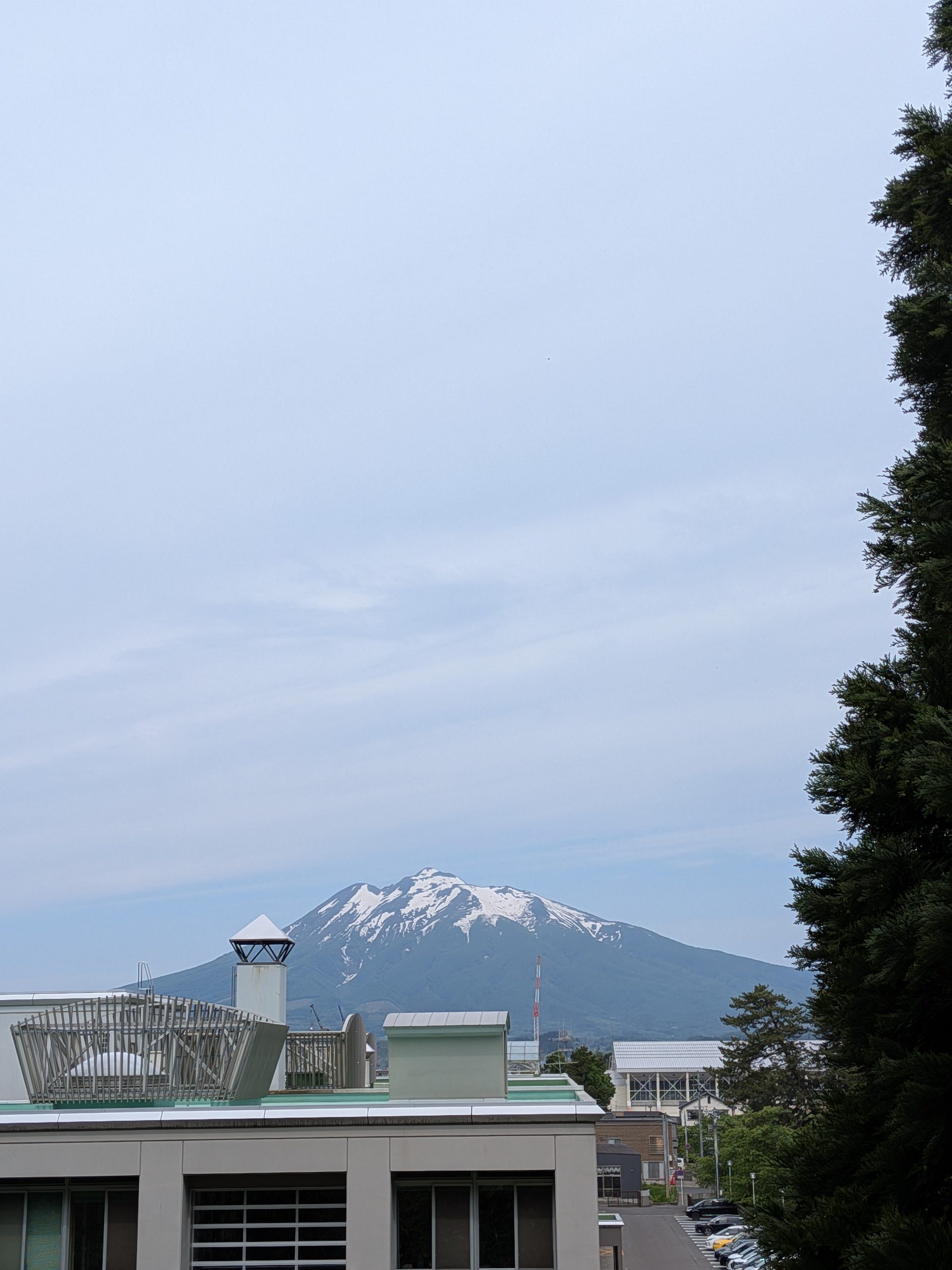 岩木山の眺め